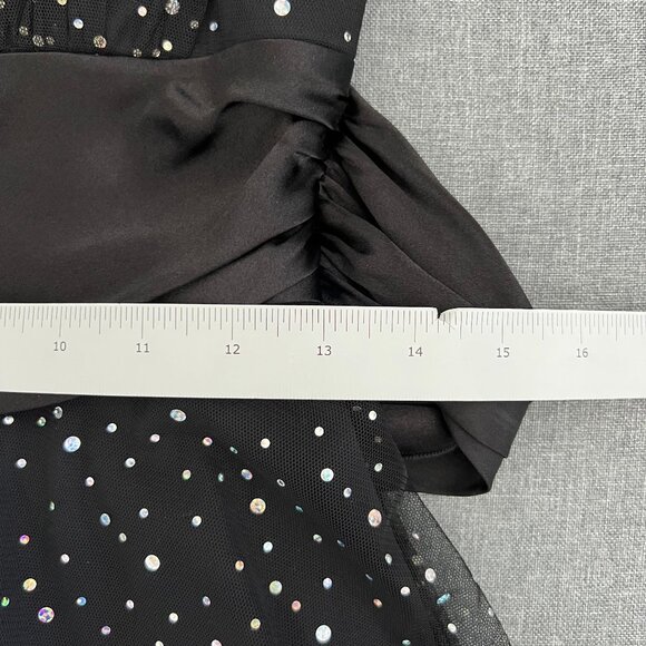 G.L.A.M Sparkly Black Formal Dress - Picture 9 of 14